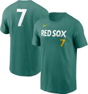 Nike Men's Nike Masataka Yoshida Green Boston Red Sox 2025 City Connect Fuse Name & Number T-Shirt