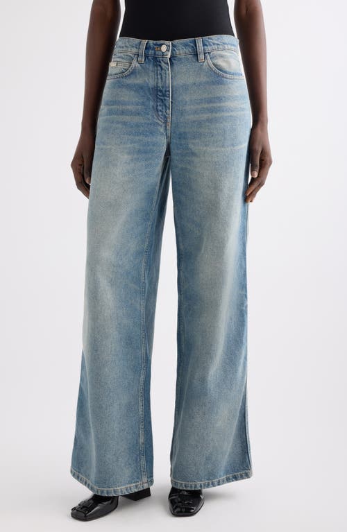 Courrèges Hammer Baggy Jeans in Vintage Medium Blue at Nordstrom, Size 26