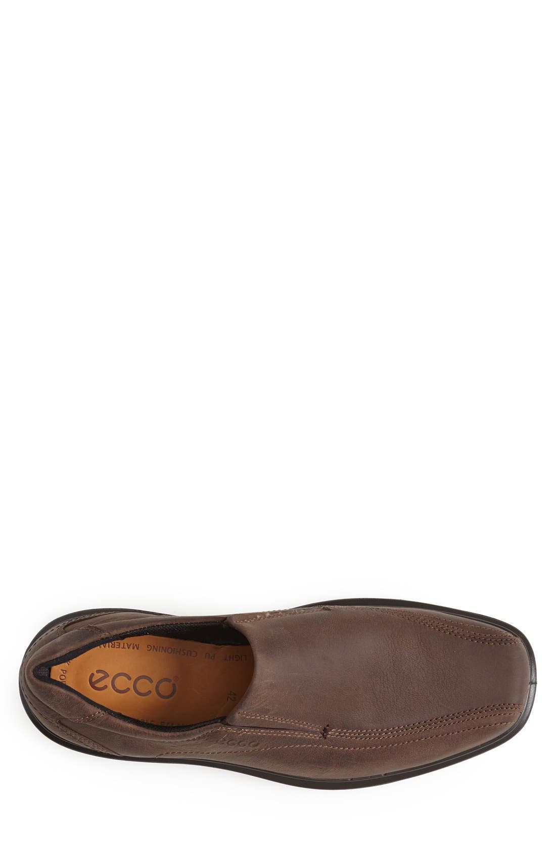 Helsinki Bike Toe Slip-On, Alternate, color, COFFEE