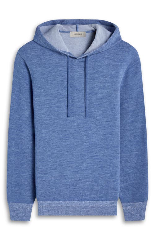 Bugatchi Meino Wool Hoodie Sweater In Blue
