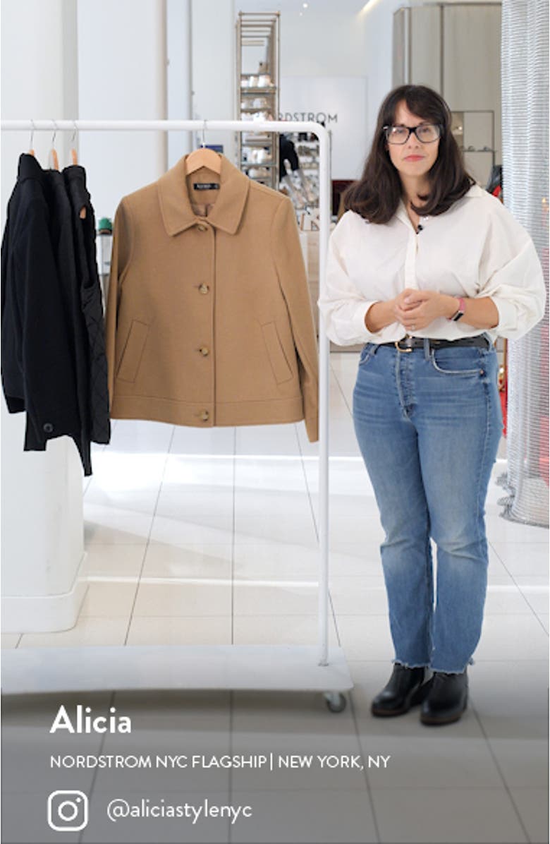 Shortie Wool Blend Jacket, sales video thumbnail