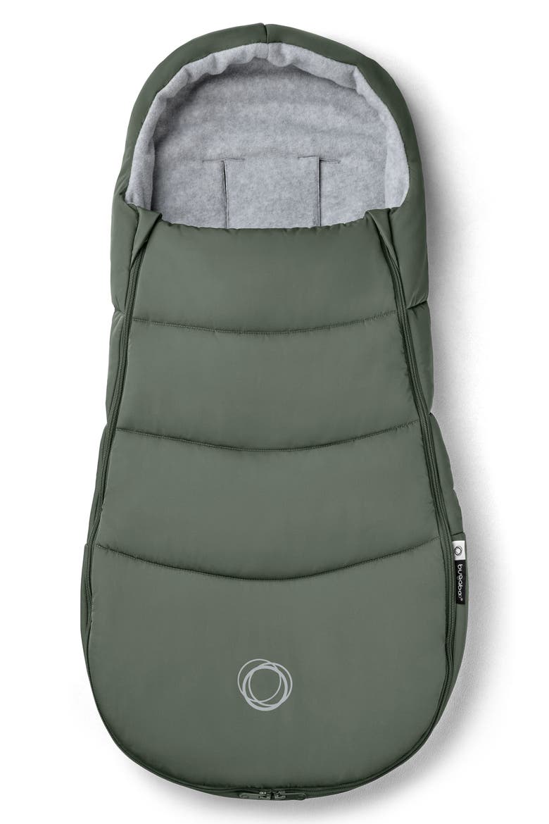 Water Repellent Stroller Footmuff, Main, color, FOREST GREEN