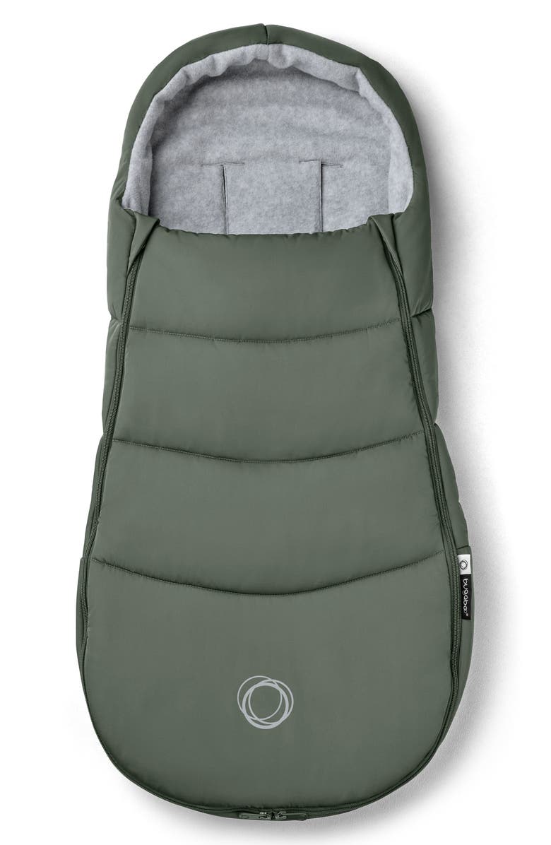Bugaboo Water Repellent Stroller Footmuff, Main, color, Forest Green