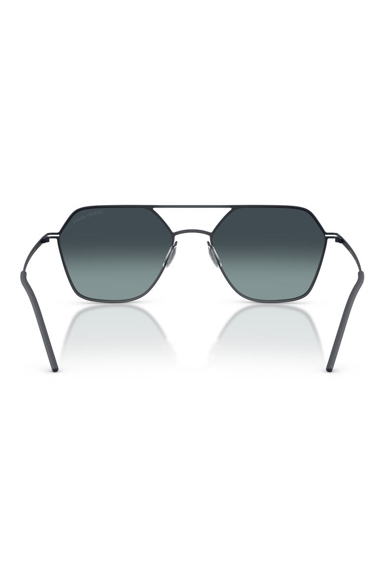 54mm Square Sunglasses, Alternate, color, MATTE BLUE / BLUE GRADIENT