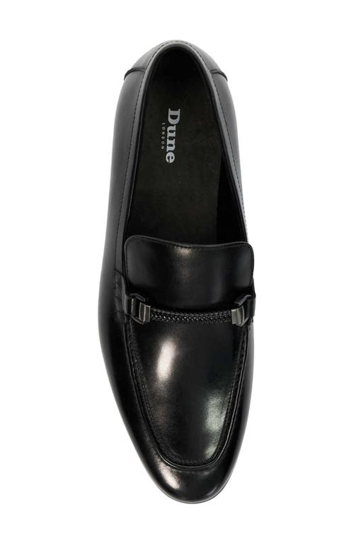 Dune London Scilly Apron Toe Loafer In Black