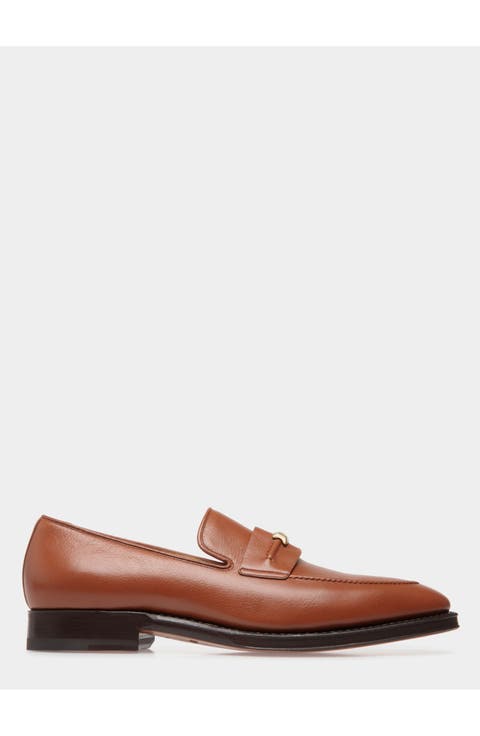 Scribe Loafer in Grained Leather