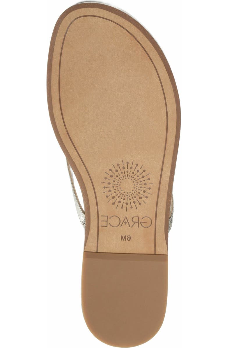 Grace Footwear Sicily Sandal, Alternate, color, Gold