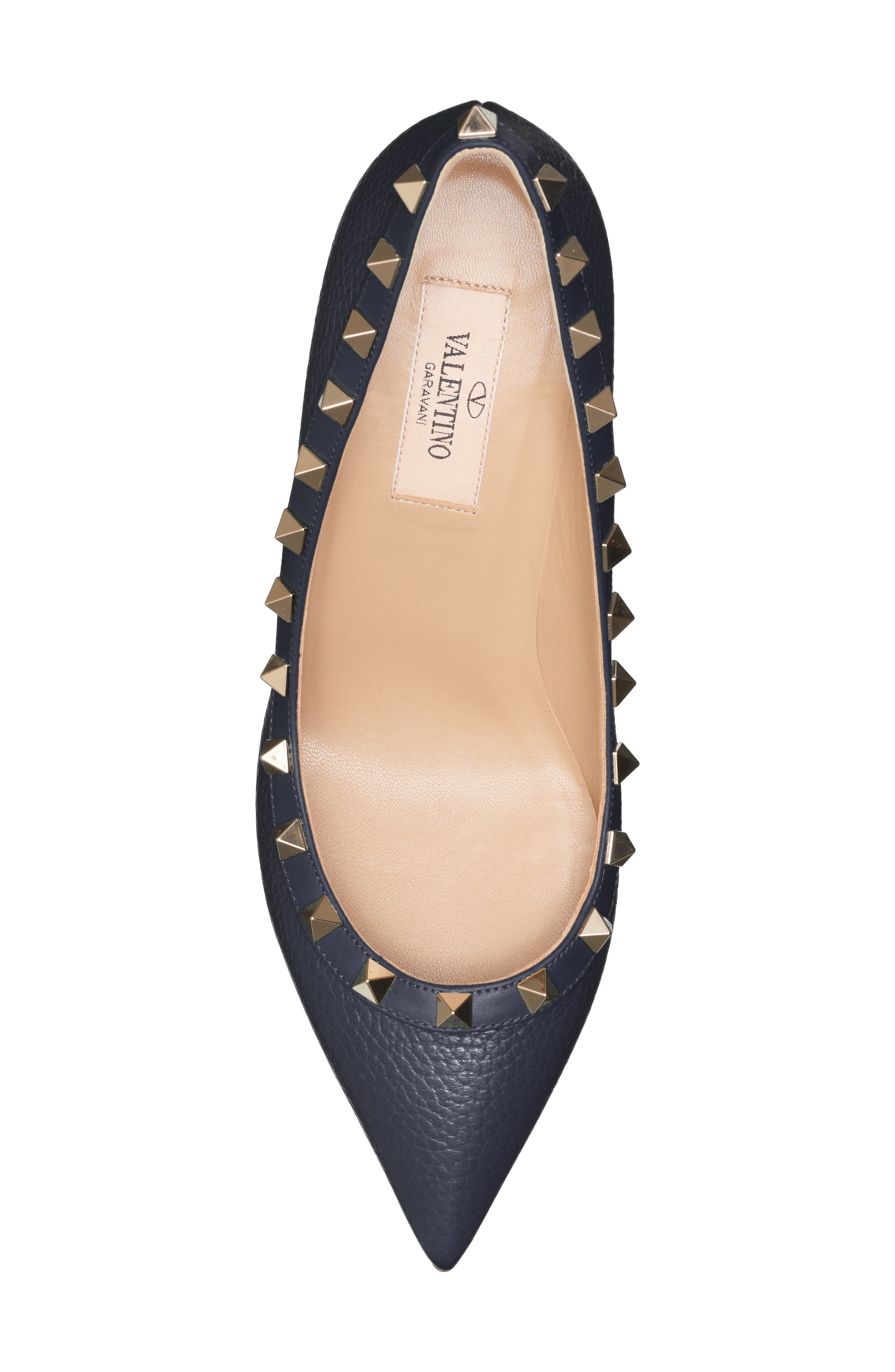 Valentino Garavani Rockstud Pointed Toe Pump, Alternate, color, 
