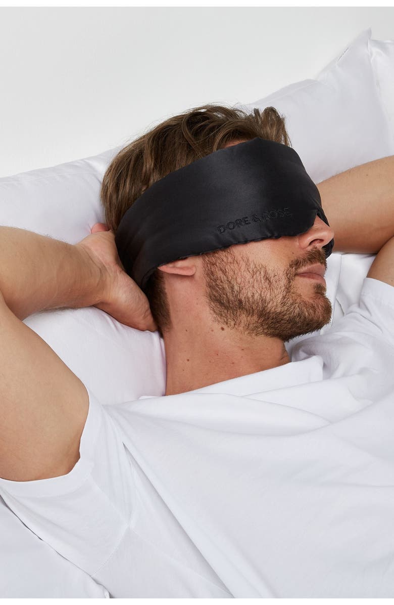 Dore & Rose Deep Sleep Mask, Alternate, color, Black