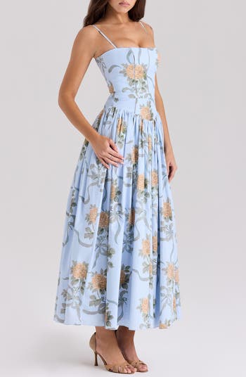 Ysabella Floral Maxi Sundress