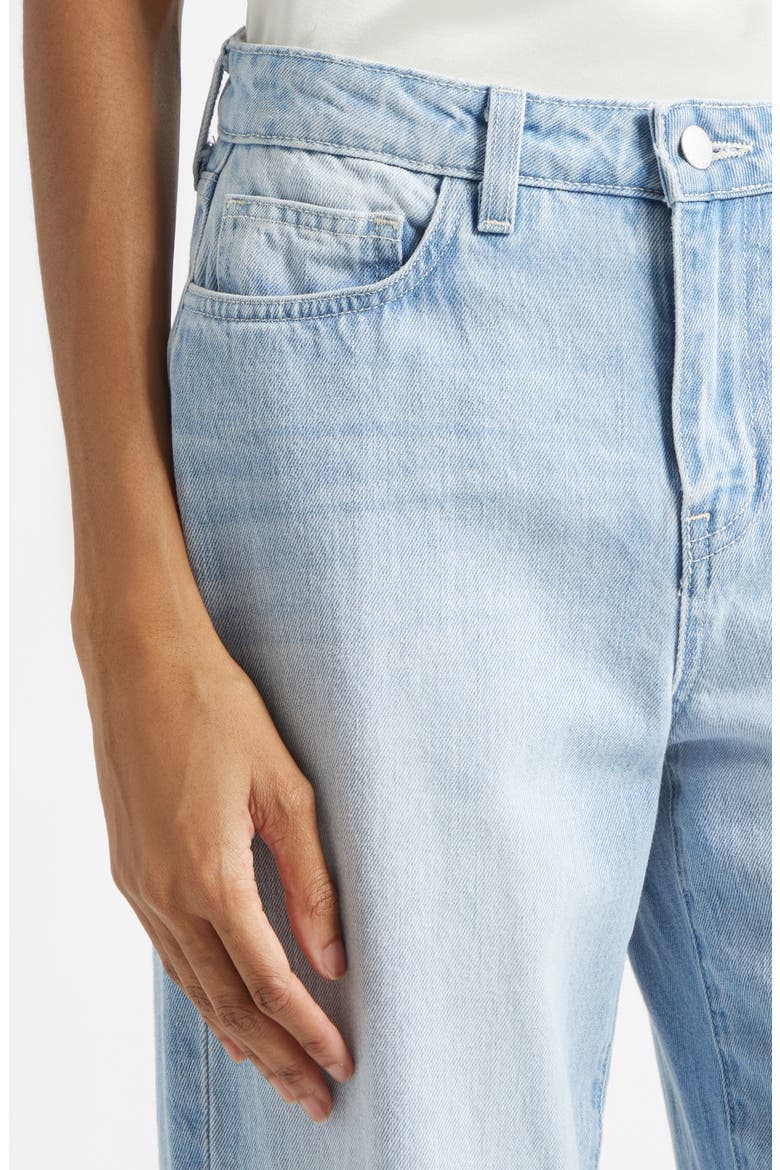 Clayton High Waist Wide Leg Jeans, Alternate, color, BREA