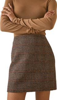 Nobody's Child Heritage Check Pelmet Skirt
