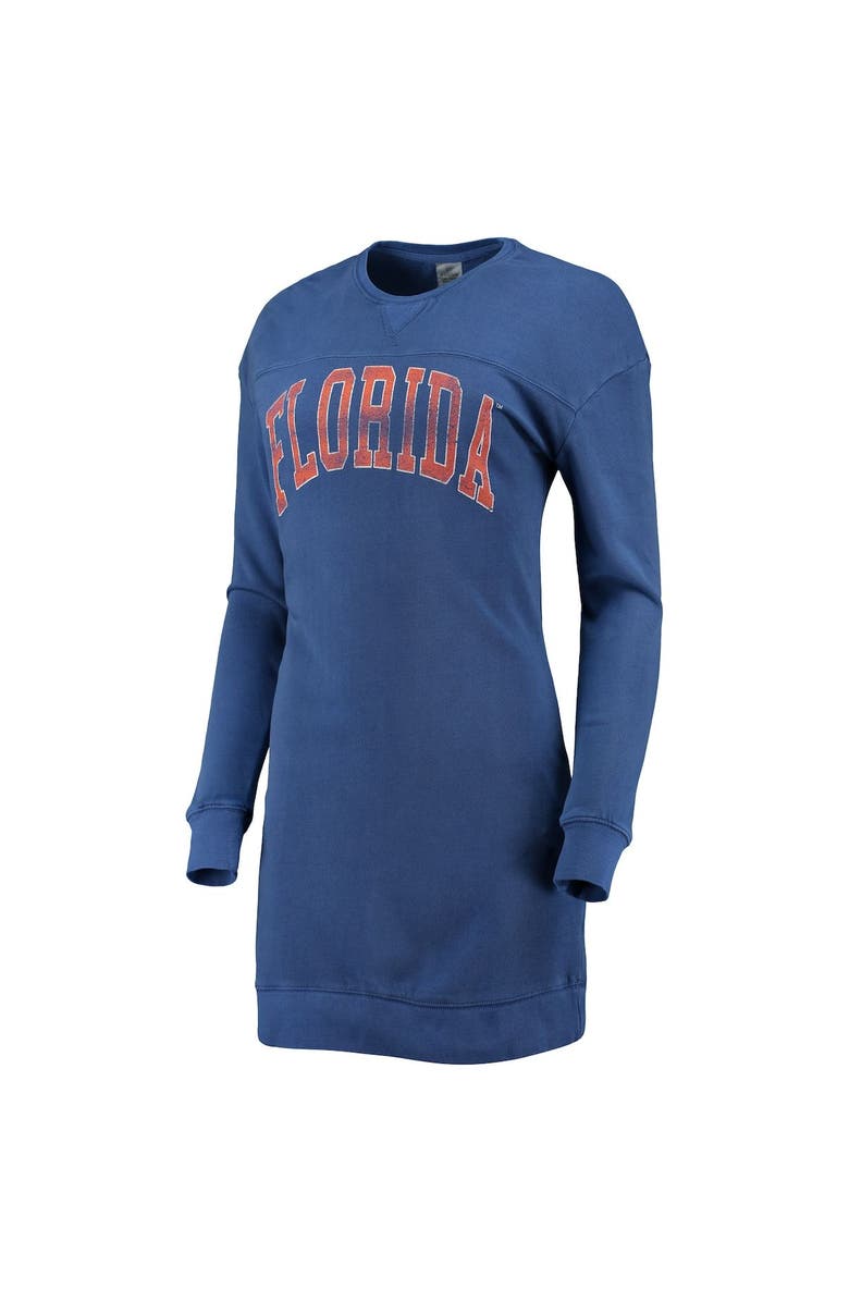GAMEDAY COUTURE Women's Gameday Couture Royal Florida Gators 2-Hit Sweatshirt Mini Dress, Alternate, color, 
