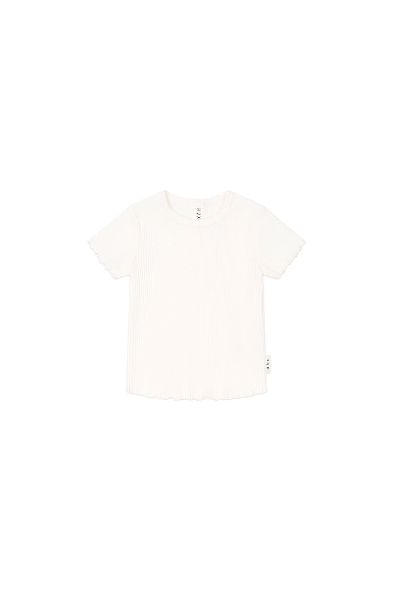 Almond Milk Rib Tee, Main, color, Almond Milk