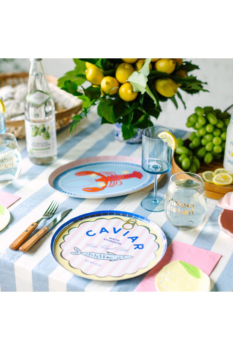 Le Dinner Caviar Can Dinner Plates, Main, color, Assorted Pre-Pack