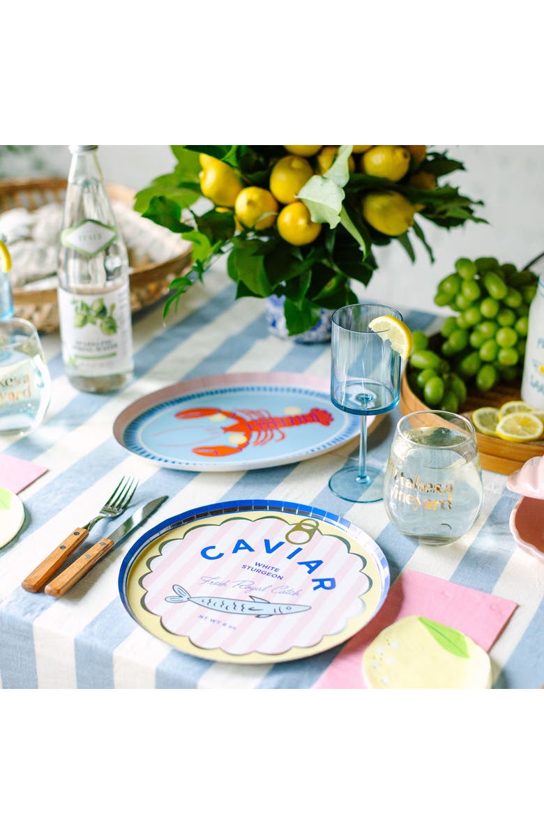 Jollity & Co. Le Dinner Caviar Can Dinner Plates, Main, color, Assorted Pre-Pack