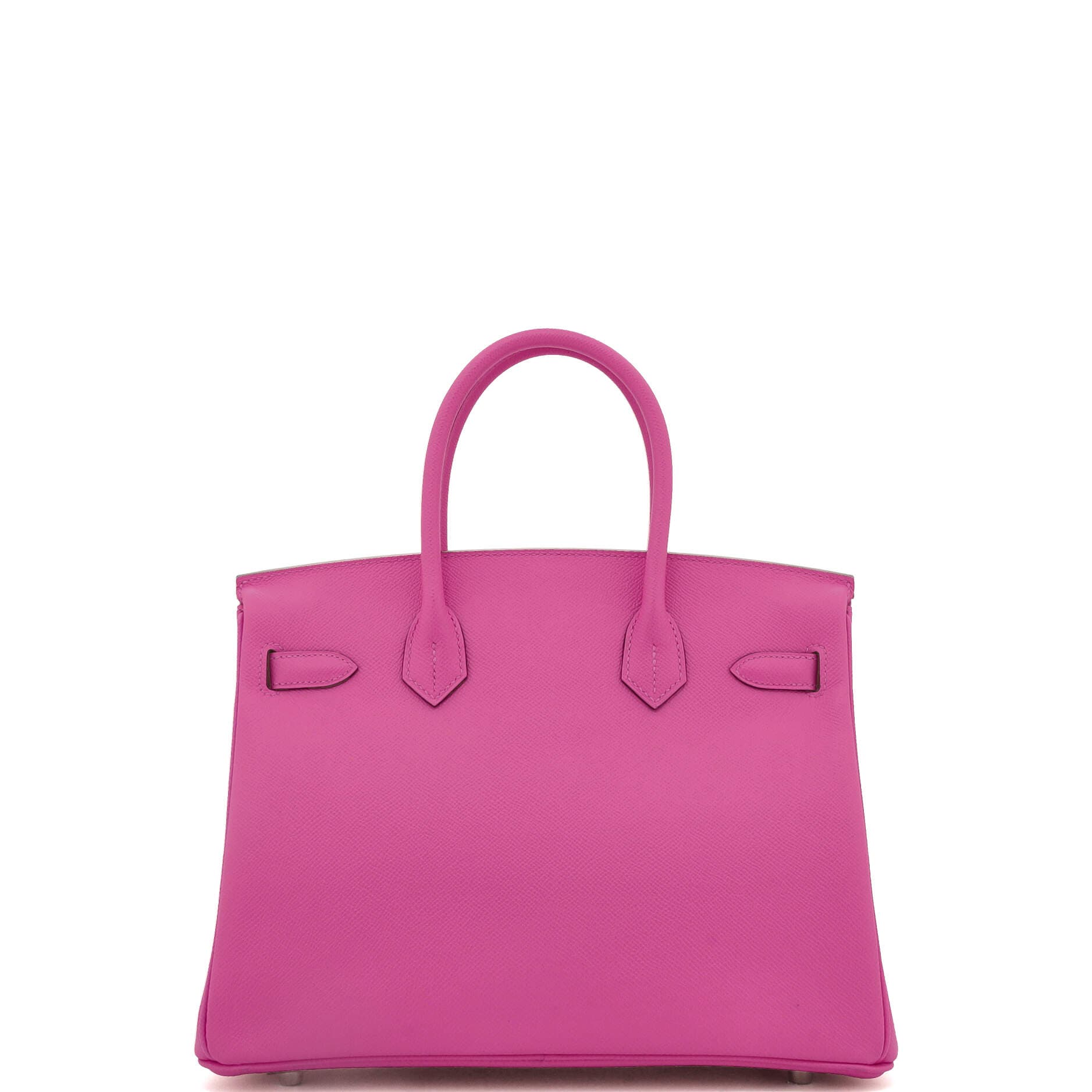 Pre-Owned Hermes Birkin Handbag Pink Epsom with Palladium Hardware 30, Alternate, color, 