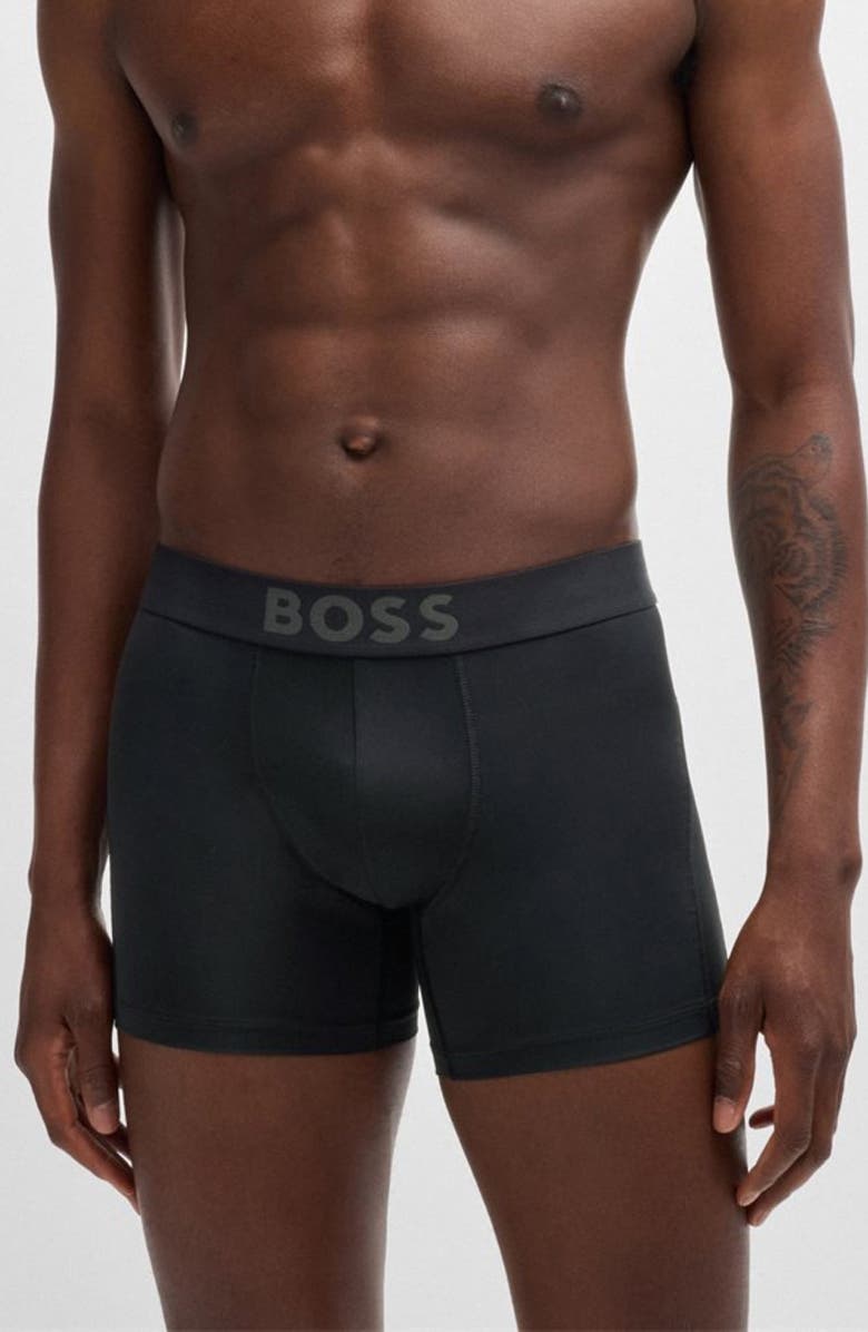 BOSS 3-Pack Stretch Boxer Briefs, Alternate, color,