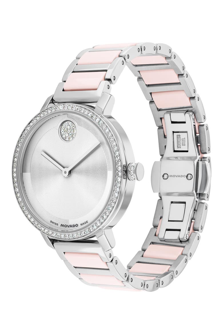 Bold Evolution 2.0 Bracelet Watch, 34mm, Alternate, color, SILVER