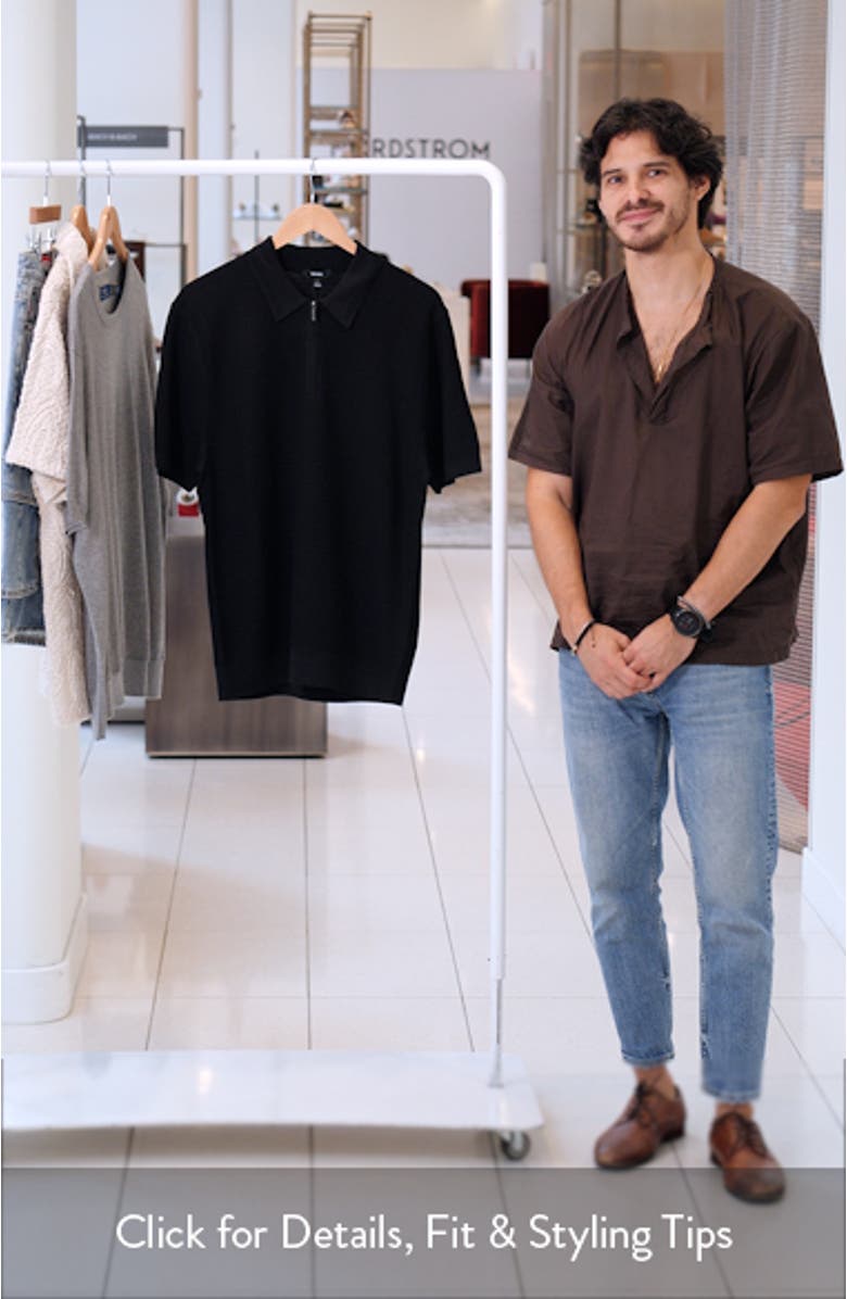 Regis Quarter Zip Polo, sales video thumbnail