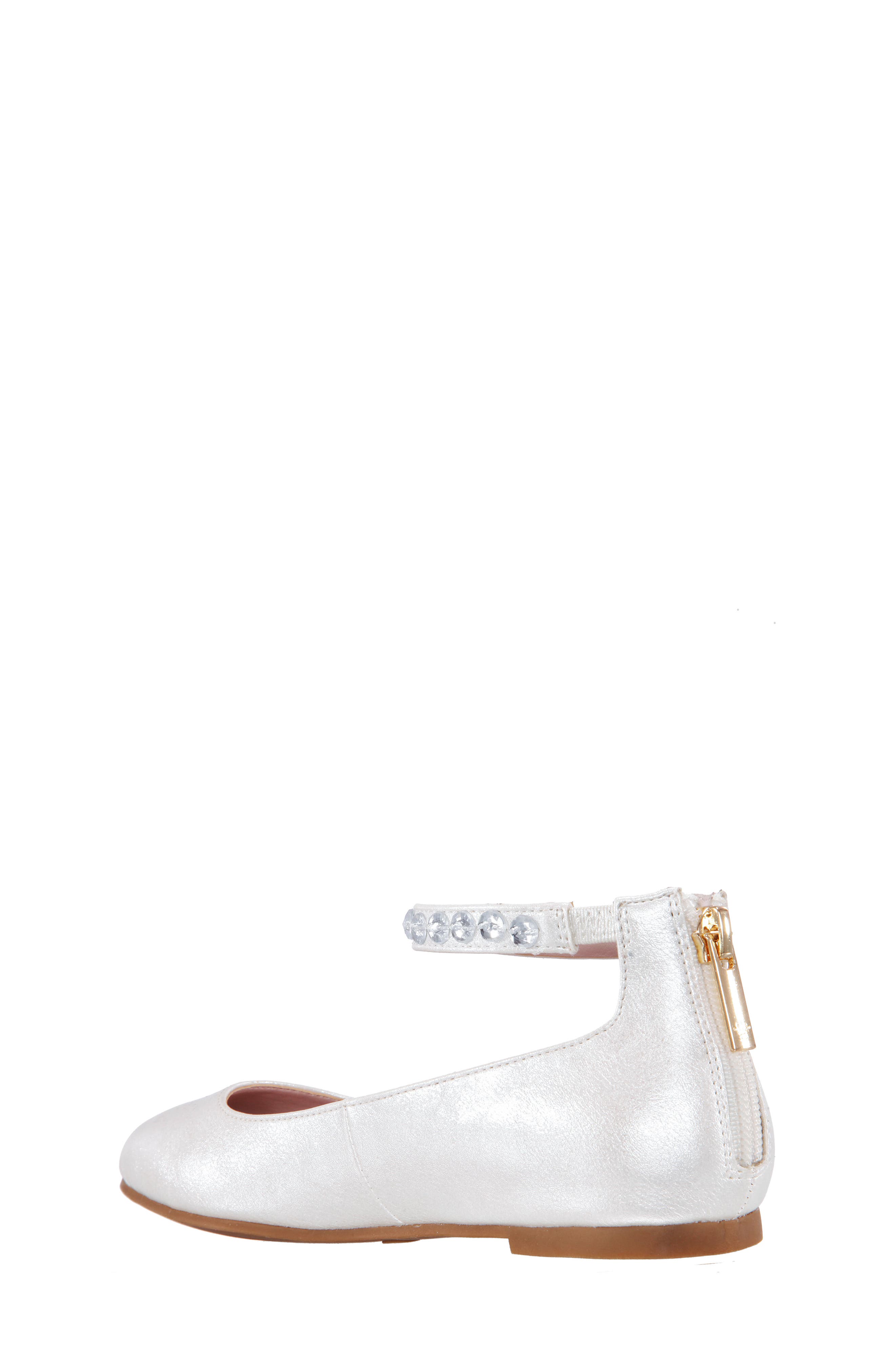 Nina Mimi Crystal Strap Ballet Flat, Alternate, color, 