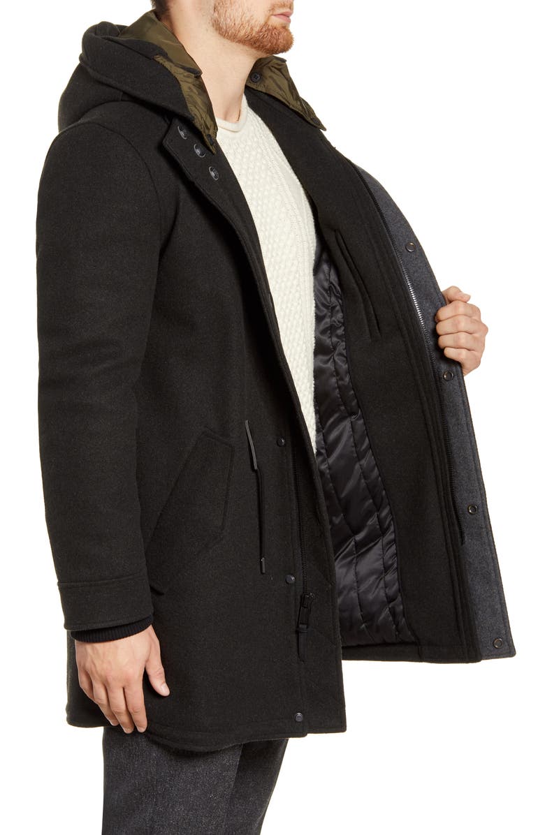 Cole Haan Windproof Water Resistant Parka, Alternate, color, 