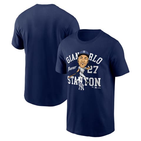 Men's Fanatics Giancarlo Stanton Navy New York Yankees Hometown Caricature T-Shirt