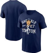 FANATICS Men's Fanatics Giancarlo Stanton Navy New York Yankees Hometown Caricature T-Shirt