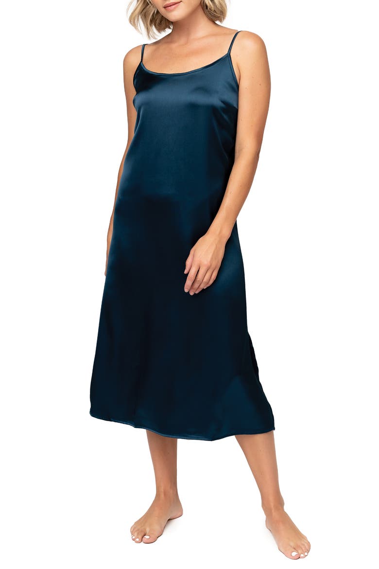 Luxe Lounge Chemise, Main, color, INK