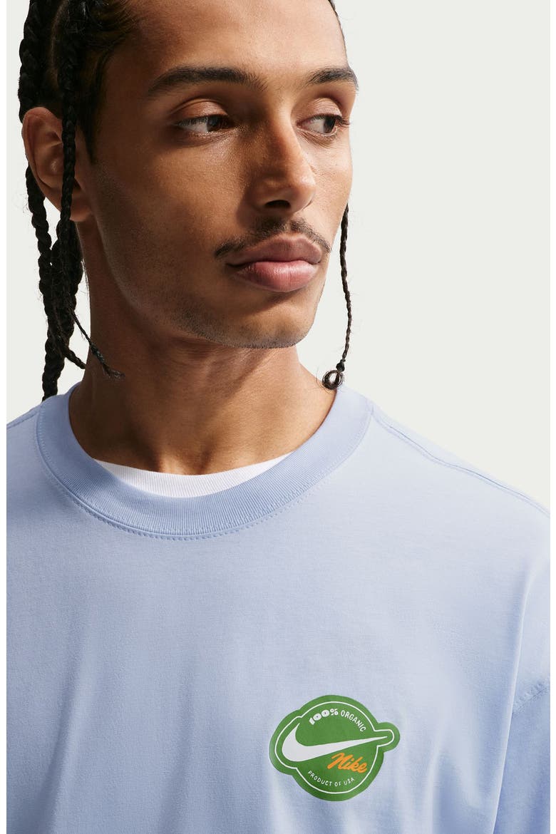Sportswear Graphic Cotton T-shirt, Alternate, color, HYDROGEN BLUE