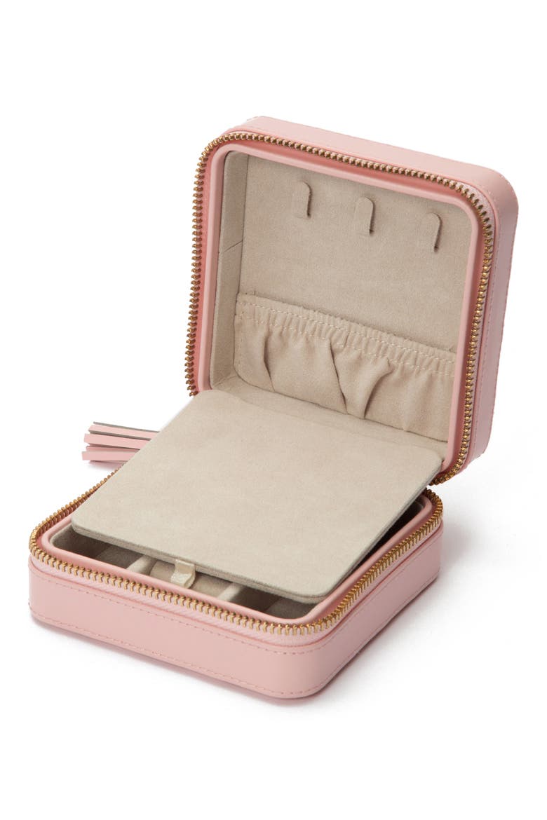 Caroline Zip Case, Alternate, color, ROSE QUARTZ