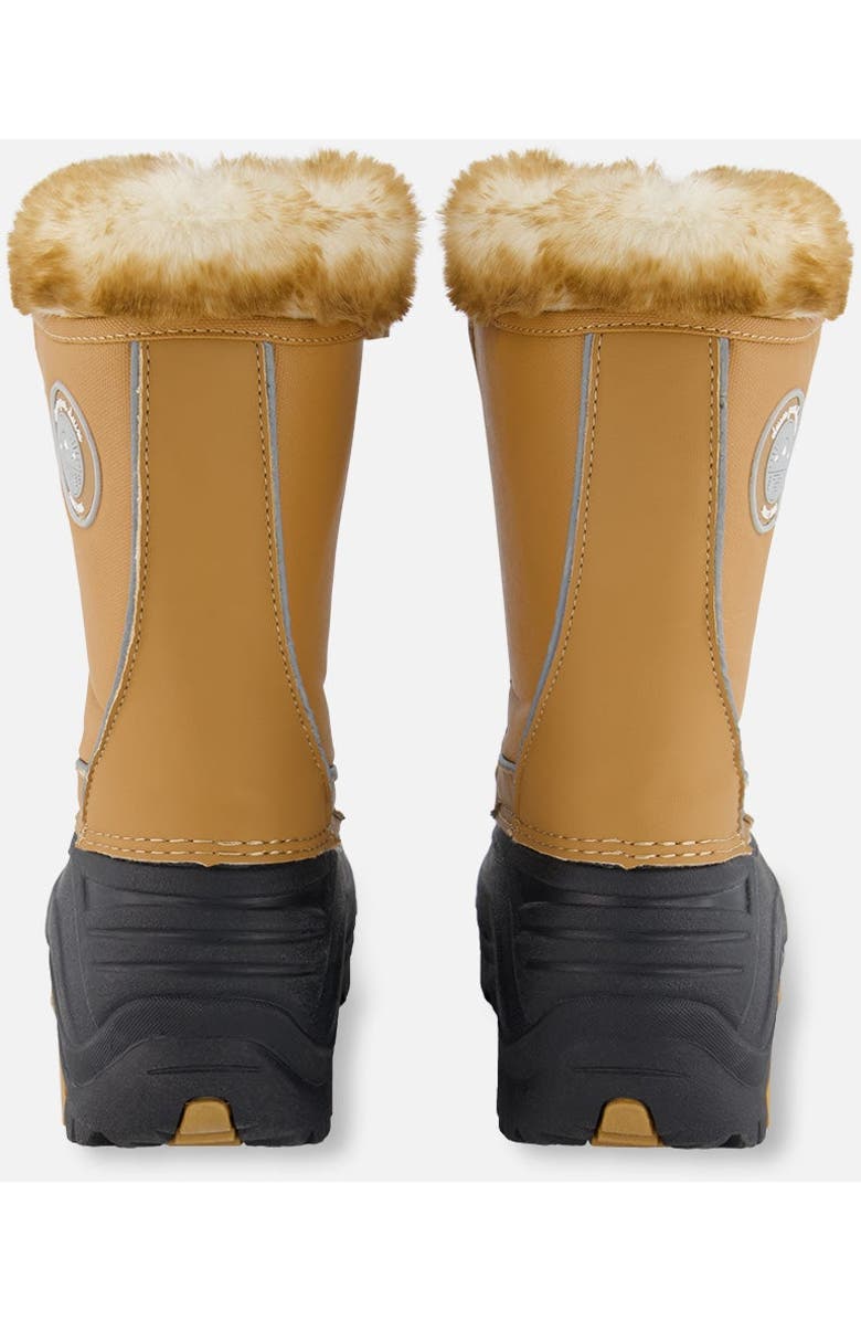 Deux par Deux Kids Gender Inclusive Winter Boots with Removable Liner, Alternate, color, Brown Sugar