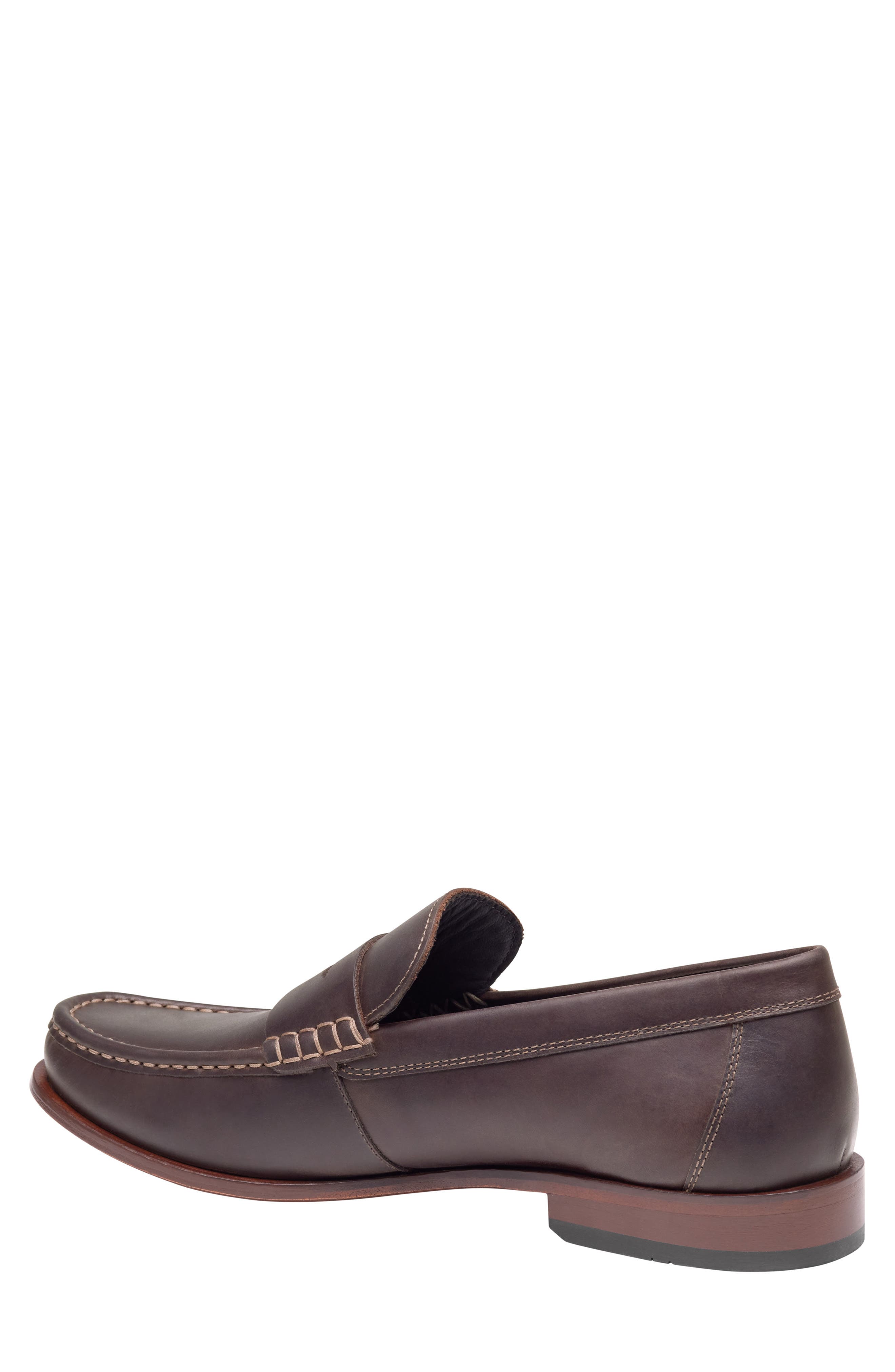 Humphrey Penny Loafer, Alternate, color, BROWN FULL GRAIN