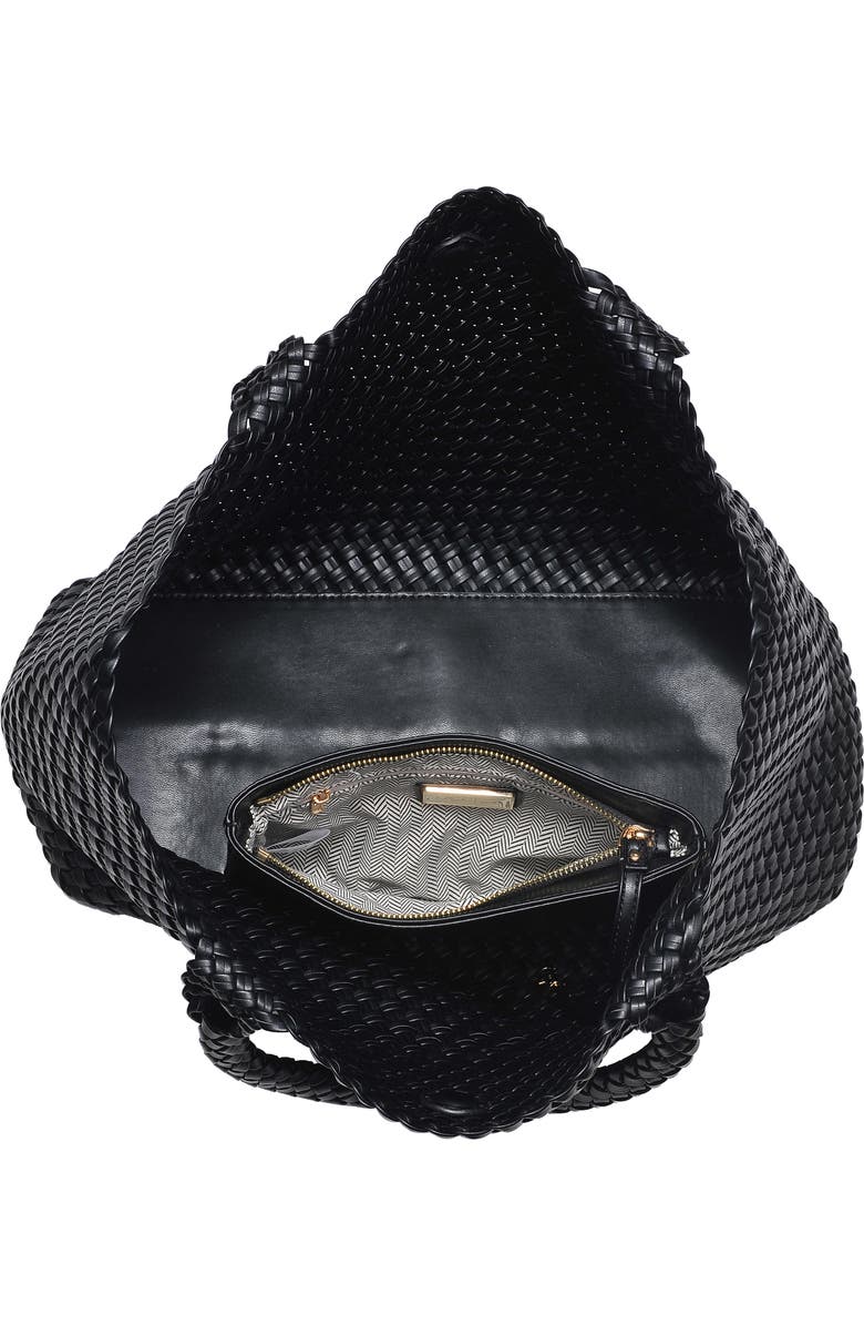 MODA LUXE Woven Unlined Tote Bag and Pouch, Alternate, color,