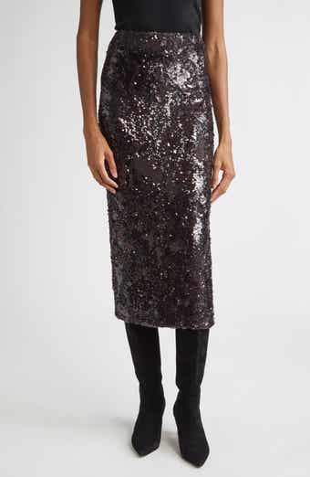 Veronica Beard Koa Sequin Skirt