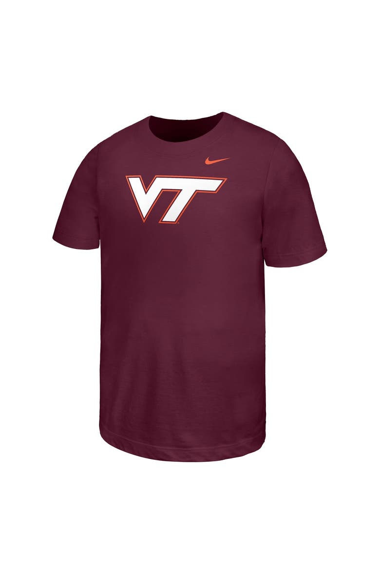 Youth Nike Maroon Virginia Tech Hokies Logo T-Shirt, Alternate, color, Maroon