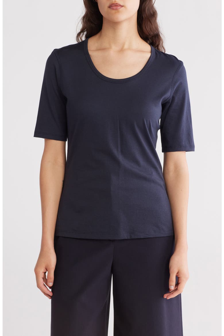 Junia Pima Cotton T-Shirt, Main, color, NCTRN WAY