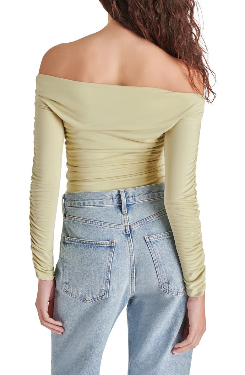 Steve Madden Jolie Off the Shoulder Long Sleeve Bodysuit, Alternate, color, 