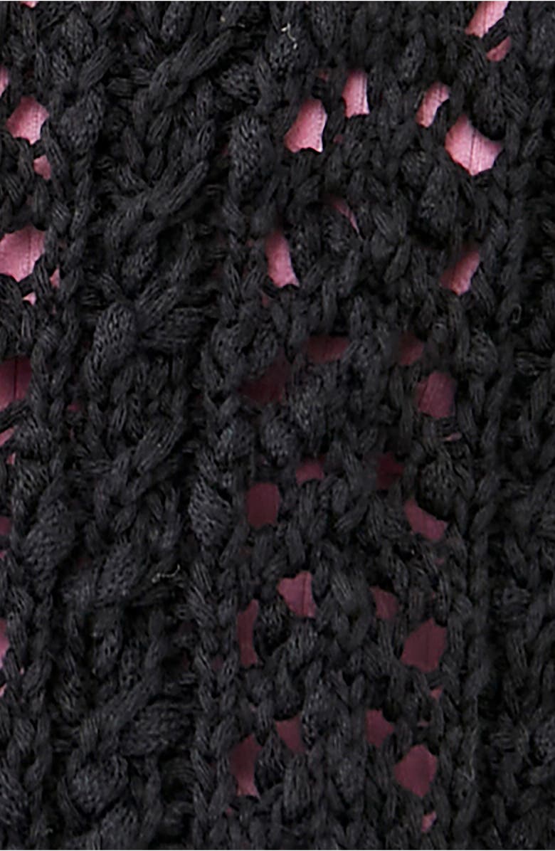 Free People Crochet Recycled Cotton Blend Sweater Tank, Alternate, color, 