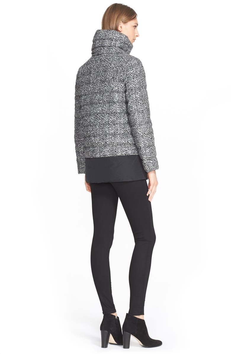 Moncler 'Dauphin' Water Resistant Tweed Down Puffer Coat, Alternate, color, 