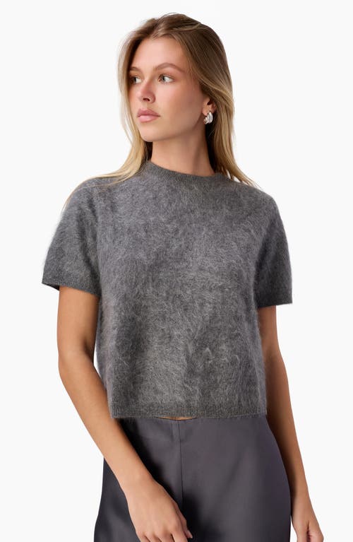 Cami Nyc Eugeny Short Sleeve Cashmere Sweater In Gray