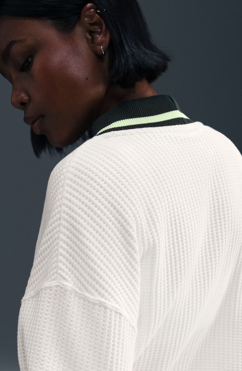 Nike Prep Waffle Stitch Cardigan, Alternate, color, 133 Sail