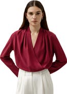 Lilysilk Silk Crêpe de Chine Long Sleeve Blouse