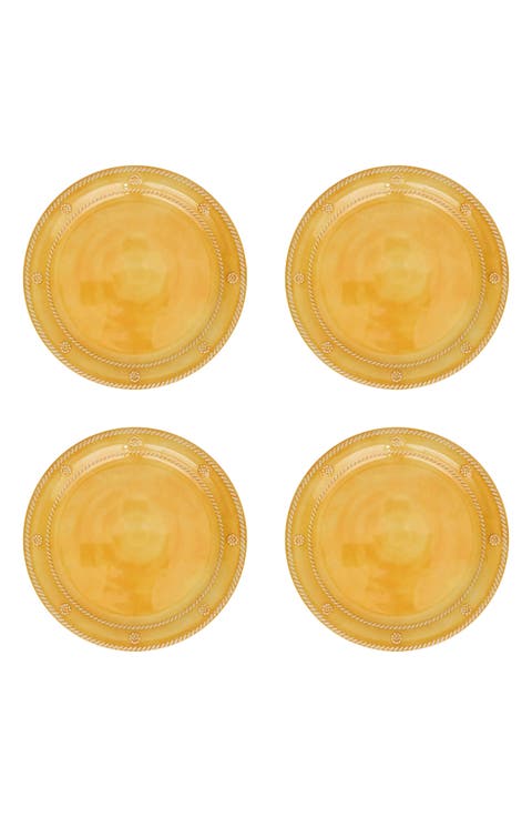 Berry & Thread Set of 4 Melamine Dessert Plates