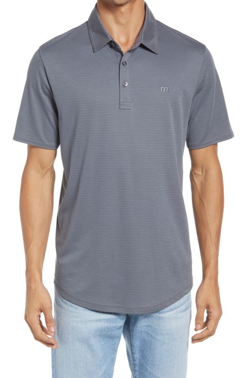 A Class Stripe Pima Cotton Blend Polo