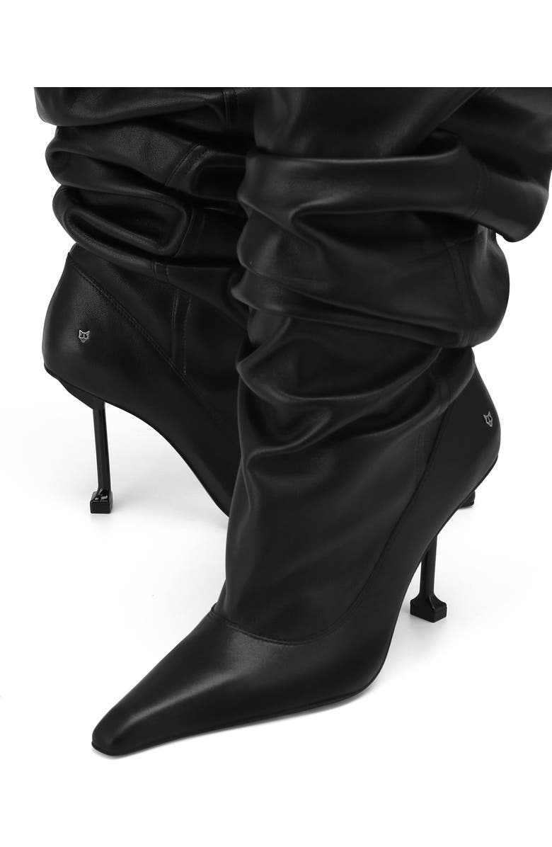 Naked Wolfe Vern Crinkle Patent Leather Boot, Alternate, color, Black