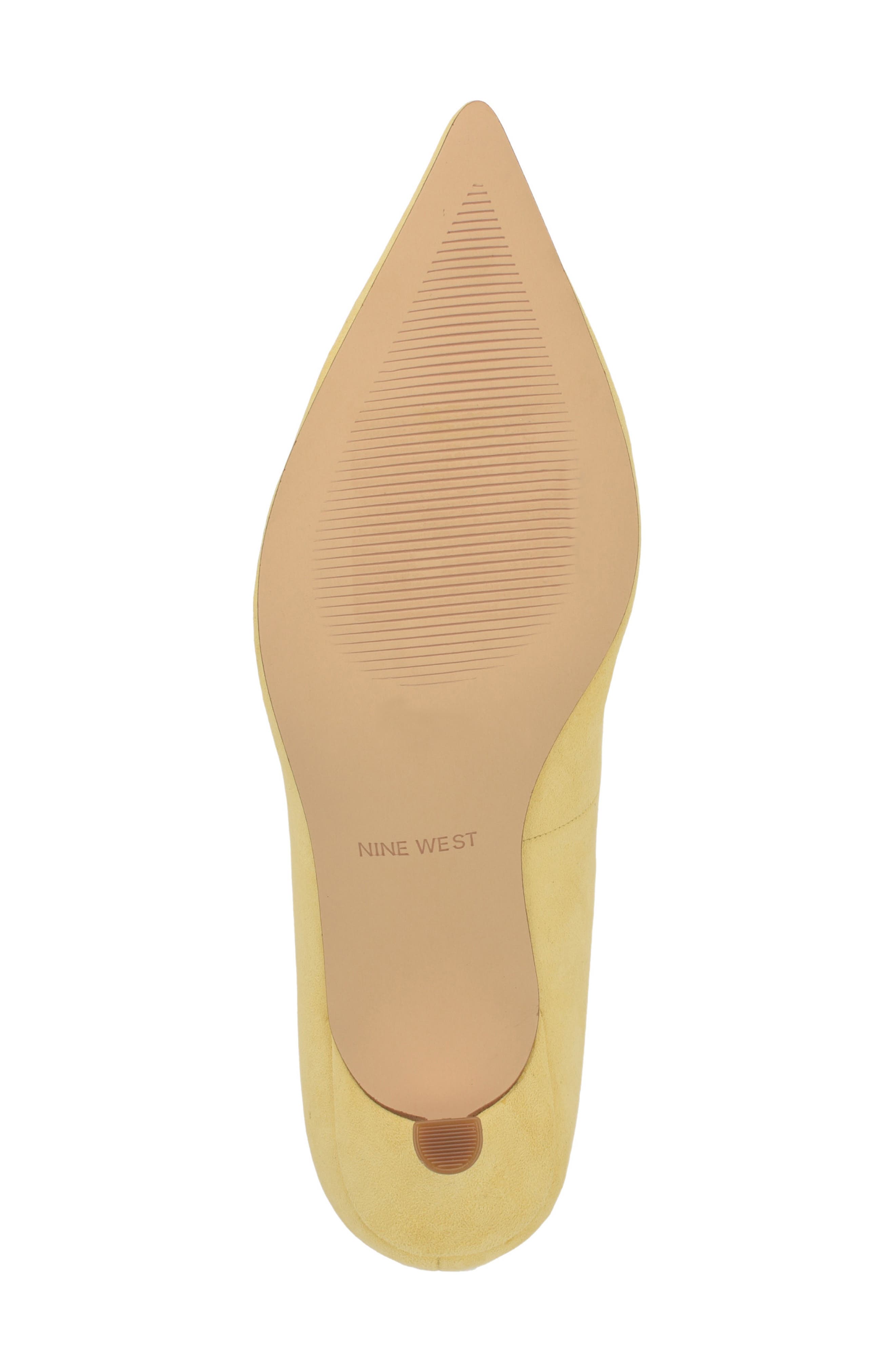 Siskp Pointed Toe Kitten Heel Pump, Alternate, color, YELLOW