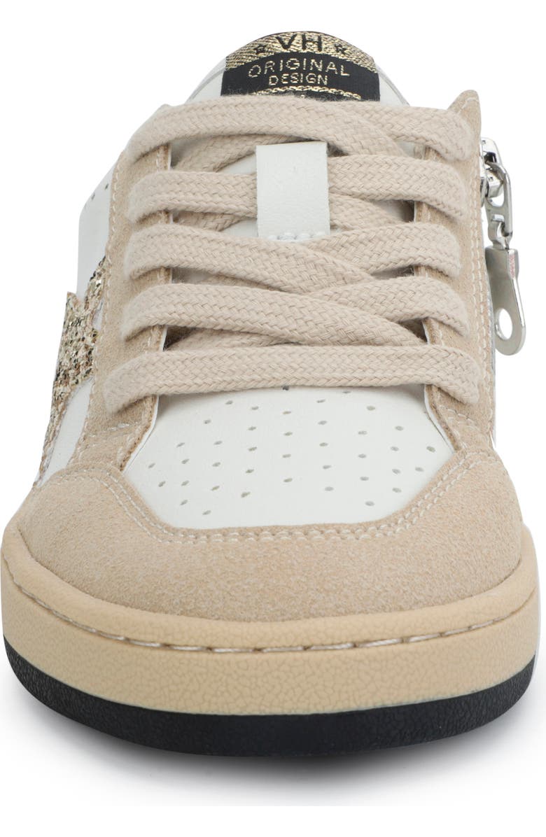 Vintage Havana Kids' Ariella Sneaker, Alternate, color, White Taupe Glitter