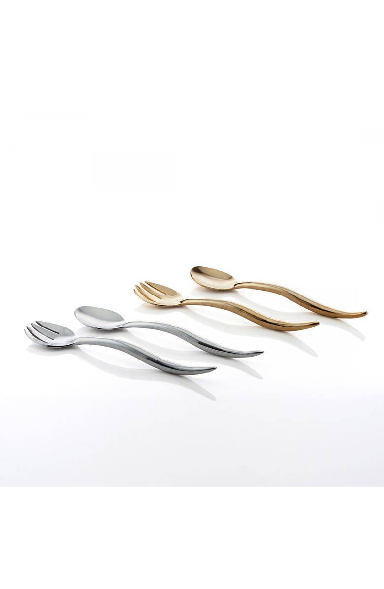 Lunares Toro Serving Set, Alternate, color, Gold