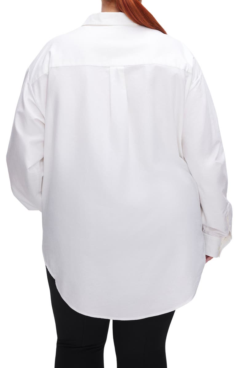 Good American Good Oxford Button-Up Shirt, Alternate, color, 